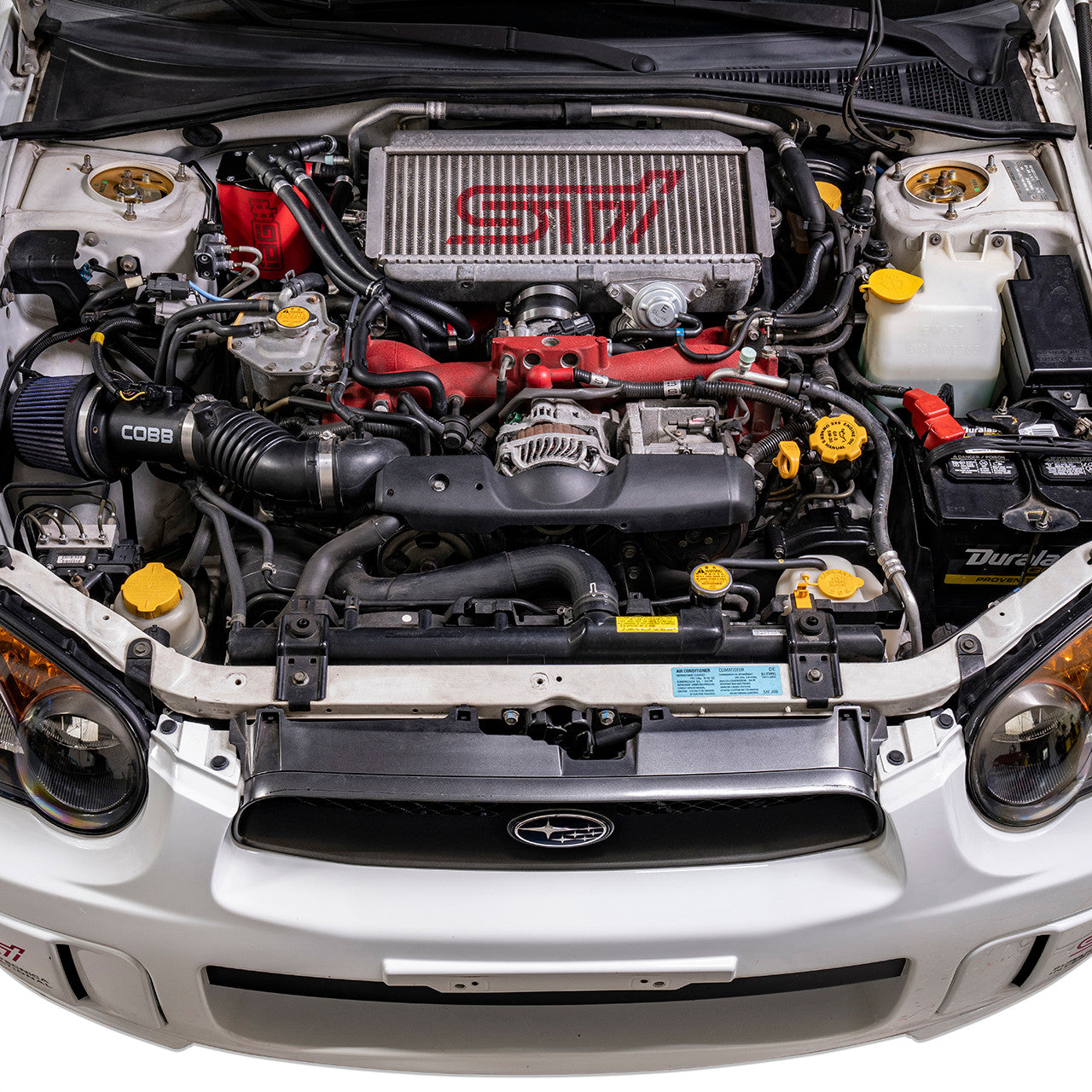IAG Air / Oil Separator (AOS) Fits 2006-07 Subaru Impreza WRX & 2004-07 STI - Installed