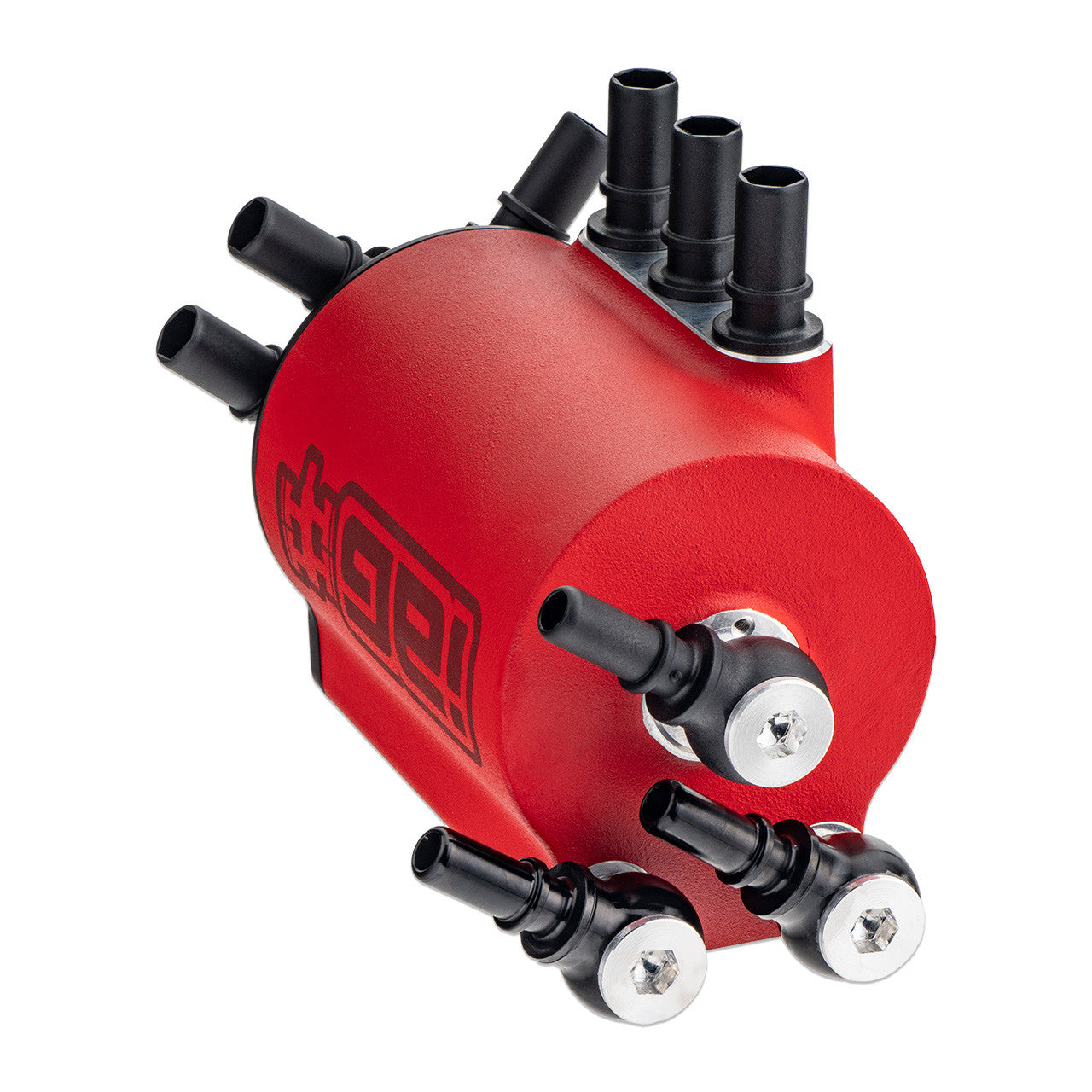 IAG Air / Oil Separator (AOS) Fits 2006-07 Subaru Impreza WRX & 2004-07 STI - Red 4