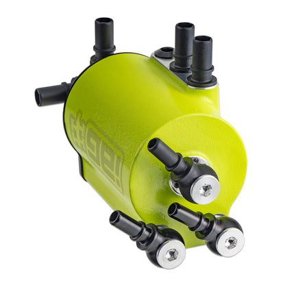 IAG Air / Oil Separator (AOS) Fits 2015-21 Subaru WRX, 14-18 FXT - Neon Yellow 3