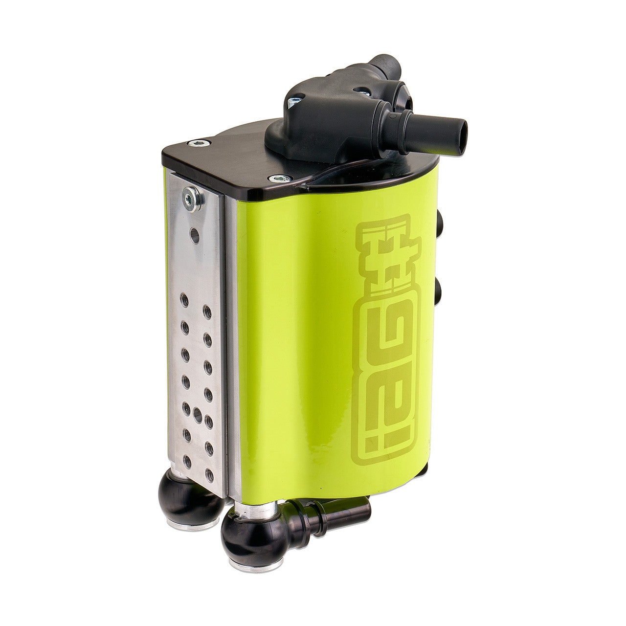IAG Air / Oil Separator (AOS) For 2020+ Outback XT, 2022+ Outback Wilderness - Neon Yellow Can 1
