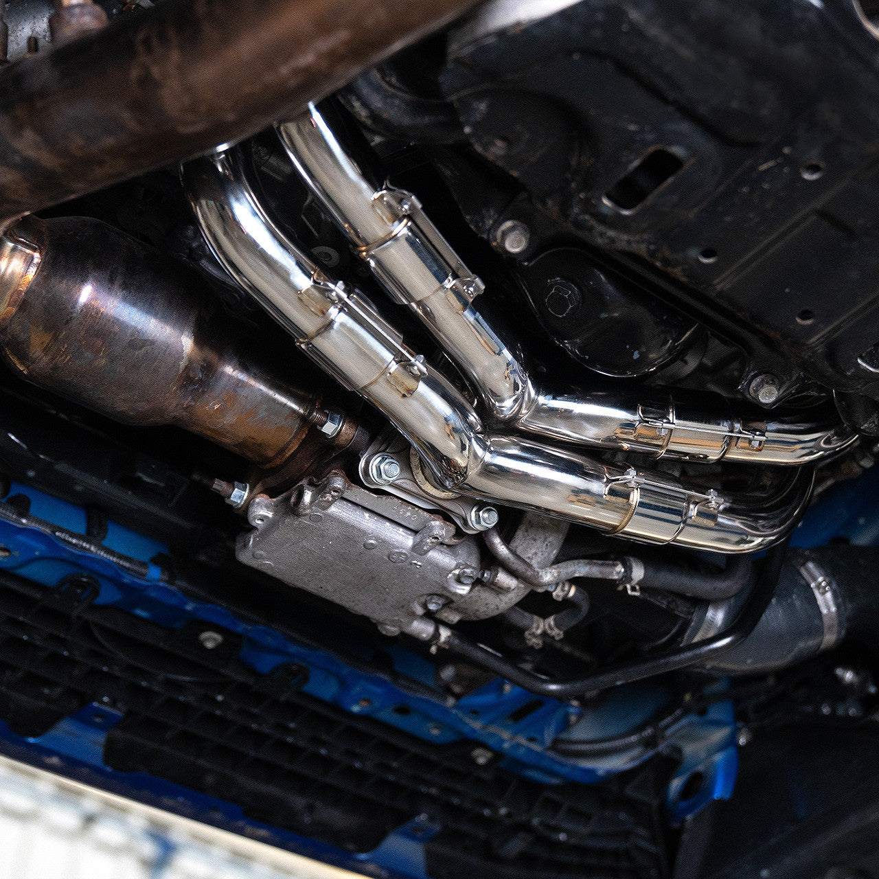 IAG Performance Equal Length Header for FA20 DIT 2015-21 WRX - Mounted 4
