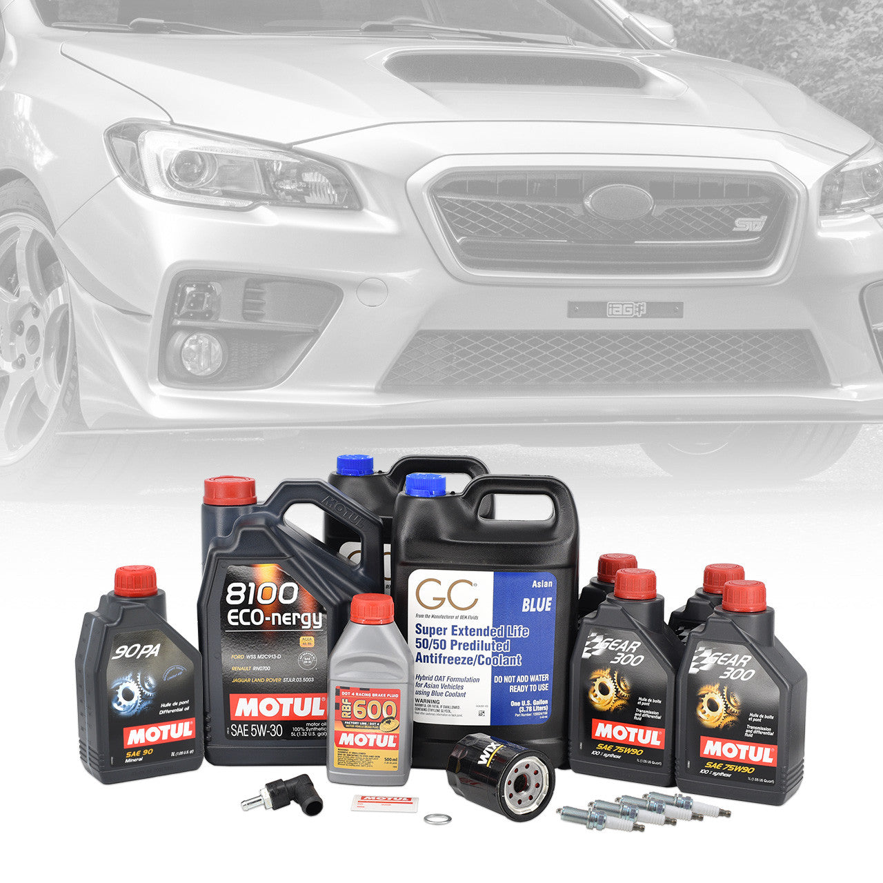 IAG 60K OE Engine Service Package Fits 2004-21 Subaru STI