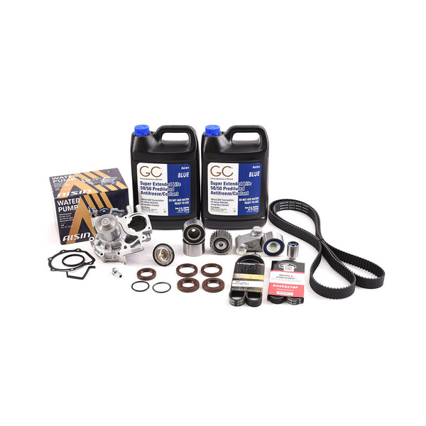 IAG 105K Service Package w/ AISIN Water Pump Fits 2008-14 Subaru WRX