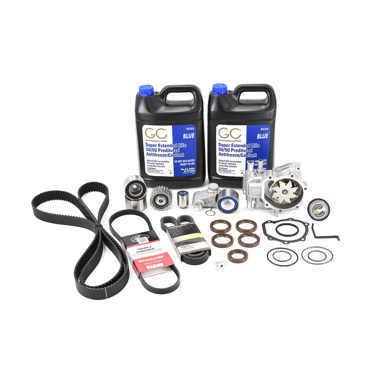 IAG 105K Service Package w/ AISIN Water Pump Fits 2008-21 Subaru STI