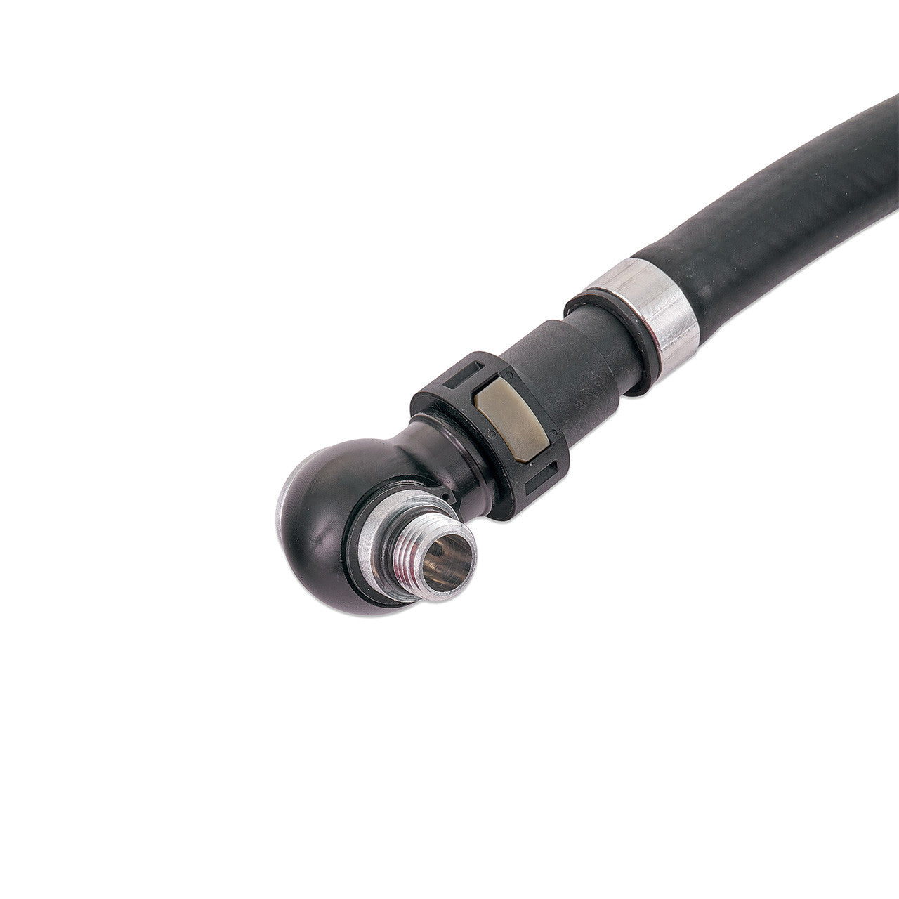 IAG Performance Replacement V3 AOS 15.5" Coolant Line & Fittings - Close-up