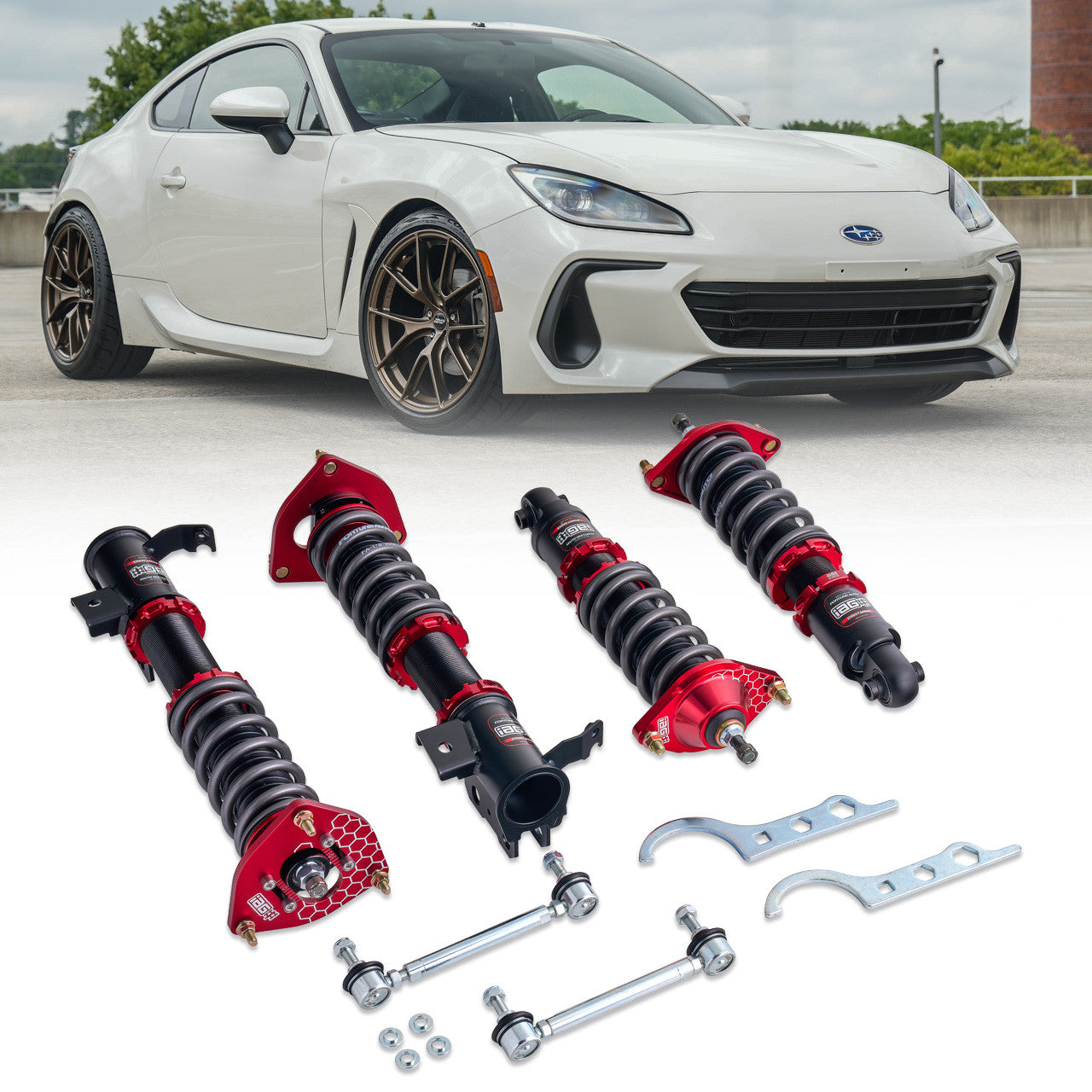 IAG Spec Street Series Coilovers by Fortune Auto for 13-25 BRZ, FR-S, 86, GT86, GR86