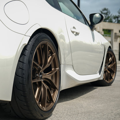 IAG Spec Street Series Coilovers by Fortune Auto for 13-25 BRZ, FR-S, 86, GT86, GR86 - Rear Angle