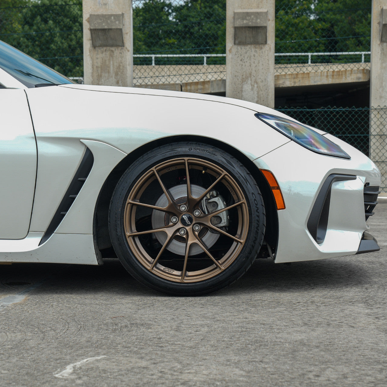 IAG Spec Street Series Coilovers by Fortune Auto for 13-25 BRZ, FR-S, 86, GT86, GR86 - Front Corner