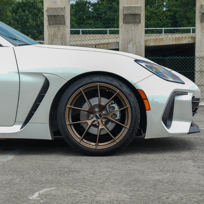 IAG Spec Street Series Coilovers by Fortune Auto for 13-25 BRZ, FR-S, 86, GT86, GR86 - Front Corner