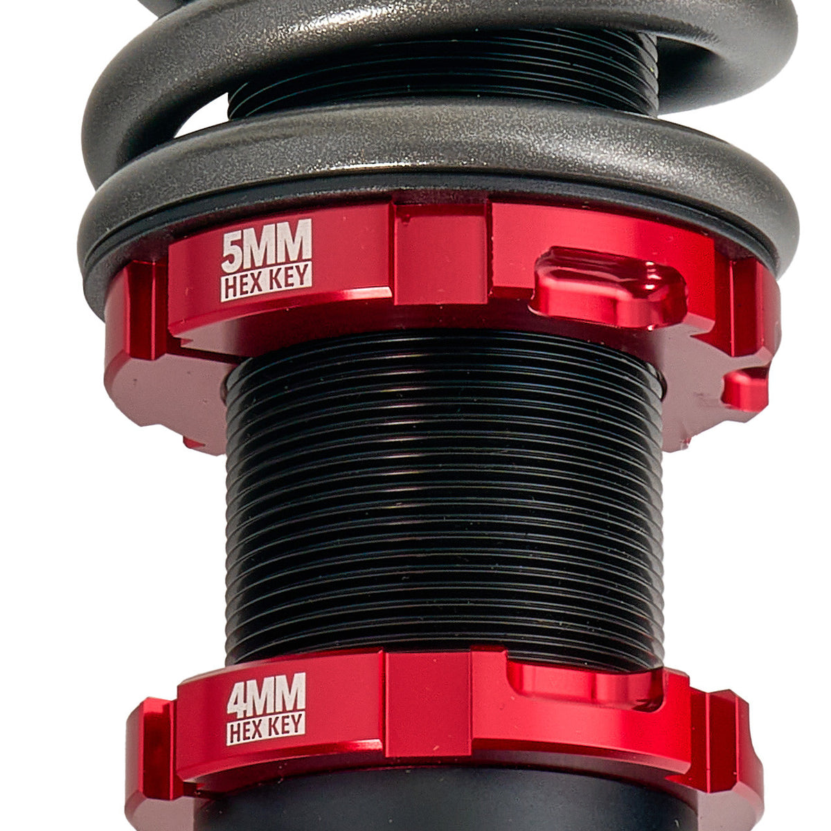 IAG Spec Street Series Coilovers by Fortune Auto for 08-14 WRX - Threaded Collars