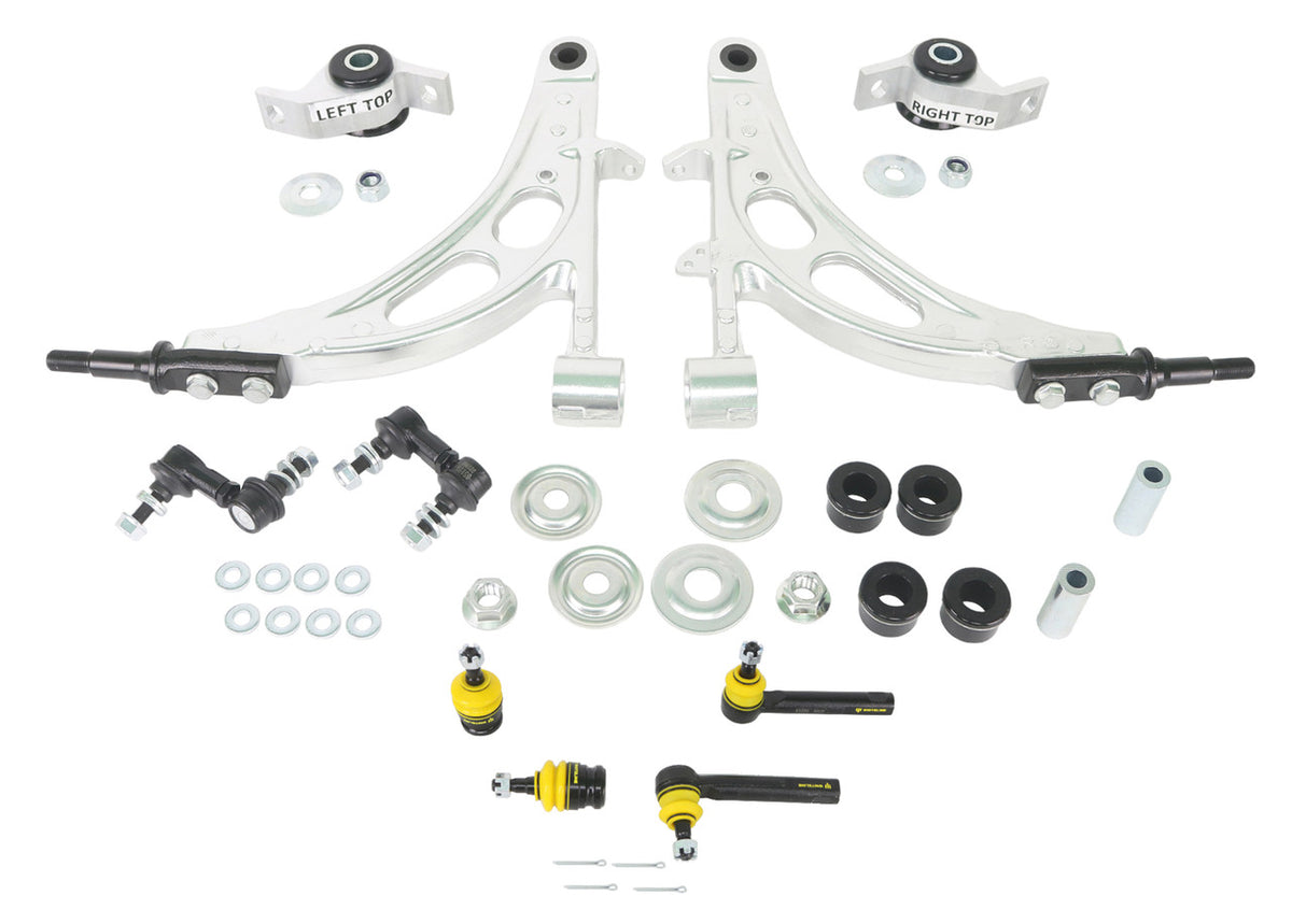 Whiteline Lower Control Arm w/ Endlinks, Anti-Lift & Roll-Center Correction For 2002-07 Subaru WRX, 04-07 STI - KTA290 - Angle 2