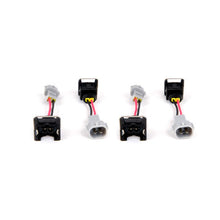 FIC Set of 4 Injector Plug Adapters for Jetronic/EV1 (Female) to Denso (Male)