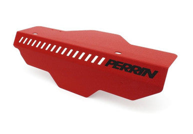 PERRIN Pulley Cover For 2002-14 Subaru WRX, 04-21 STI - Red - PSP-ENG-150RD
