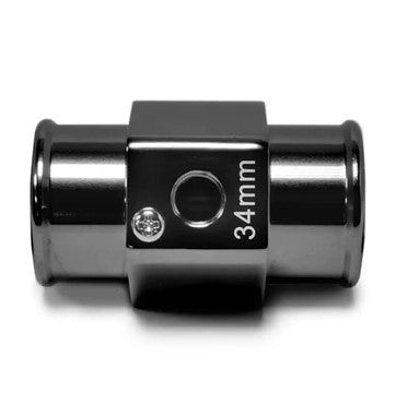 Prosport 34mm Radiator Hose Adapter For Water Temperature Sender Black Finish