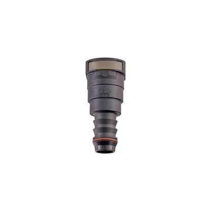 IAG 5/8" SAE Quick Connect Female to 5/8" Hose Barb Straight (180 / 0 degrees) - Angle 1