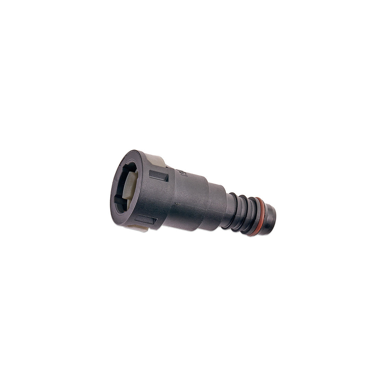 IAG 1/2" SAE Quick Connect Female to 1/2" Hose Barb Straight (180 / 0 degrees) - Angle 4