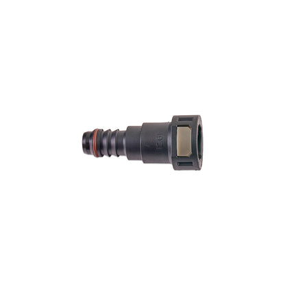 IAG 1/2" SAE Quick Connect Female to 1/2" Hose Barb Straight (180 / 0 degrees) - Angle 6