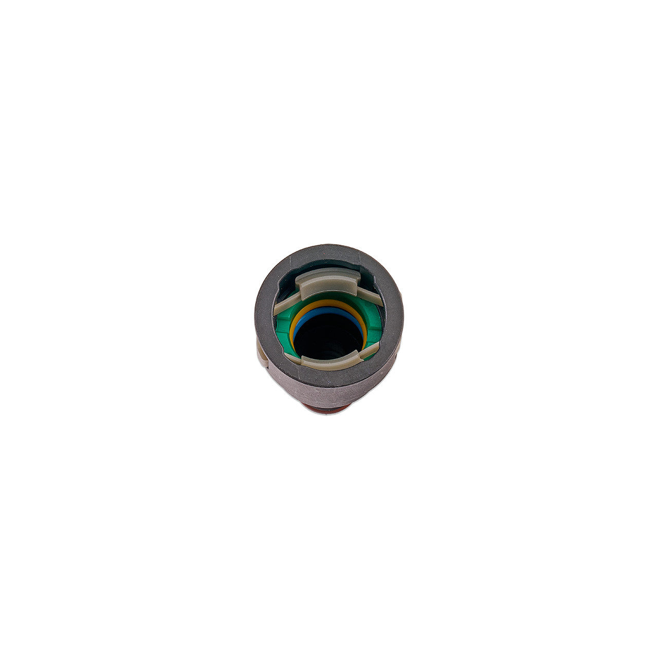 IAG 5/8" SAE Quick Connect Female to 1/2" Hose Barb Straight (180 / 0 degrees) - Angle 3