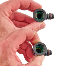 IAG 1/2" SAE Quick Connect Female to 1/2" Hose Barb Right Angled (90 degrees) - Function