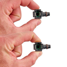 IAG 5/16" SAE Quick Connect Female to 8mm Hose Barb Right Angled (90 degrees) - Function