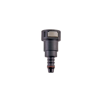 IAG 1/2" SAE Quick Connect Female to 3/8" Hose Barb Straight (180 / 0 degrees) - Angle 1