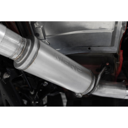 MBRP 12-22 BRZ 17-22 GR86 13-16 FR-S Aluminized Steel 3in Cat-Back-Single Rear Exit - Close Up 2