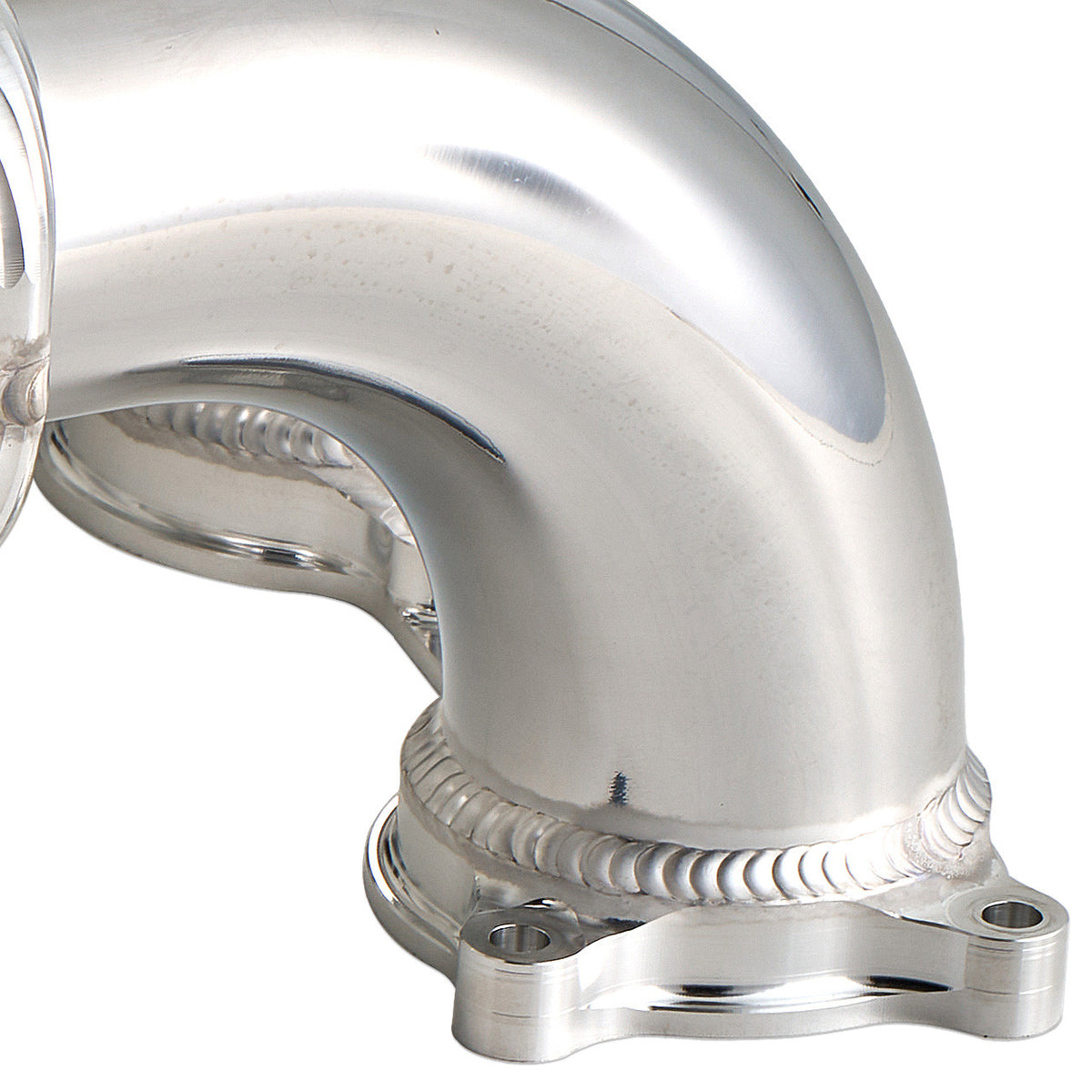 Corsa Veloce "Competizione" Forward Facing Billet Intake Manifold for OE 64mm T-Body - Silver Finish - Welds