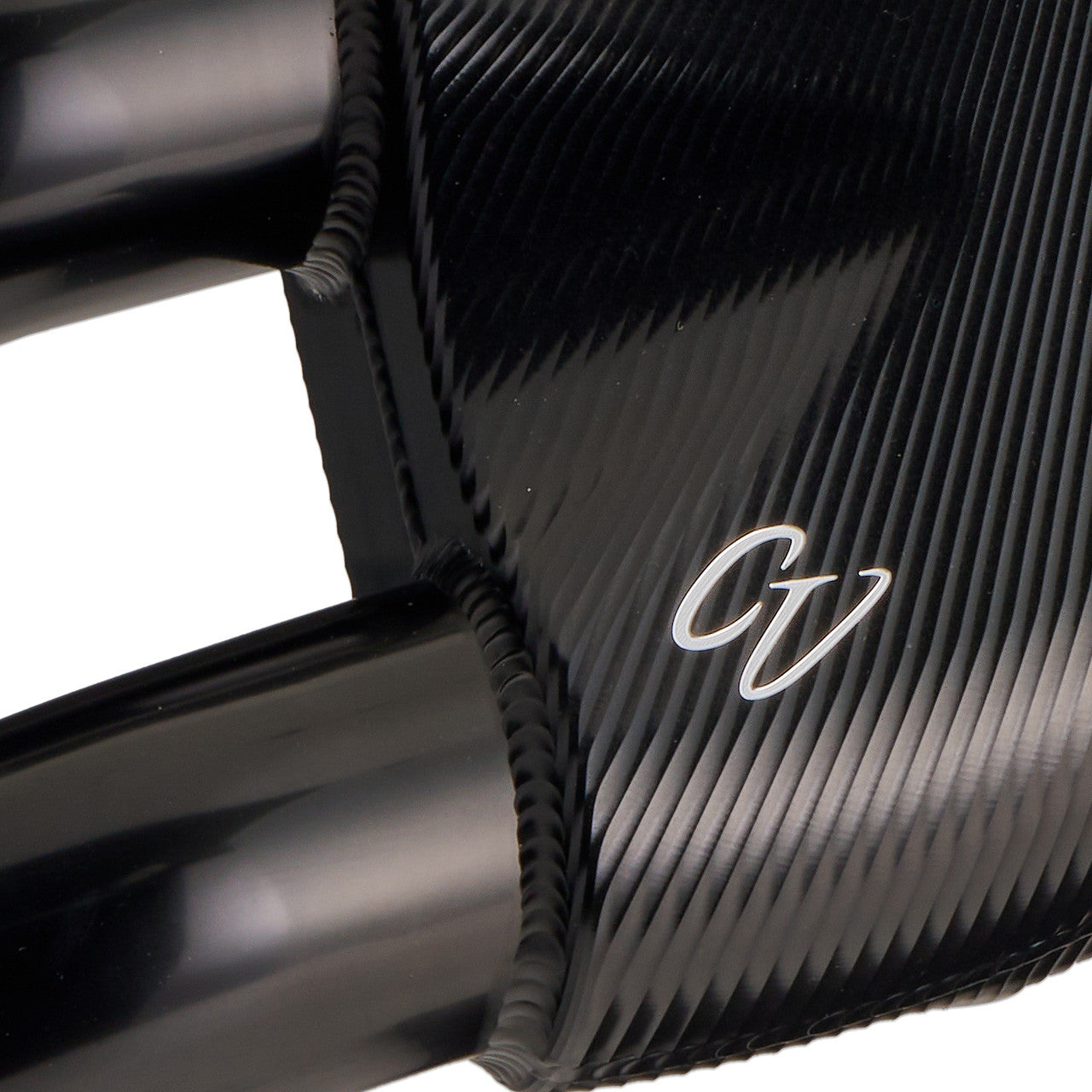 Corsa Veloce "Stradale" Subaru EJ Billet Intake Manifold - Black Finish - Engraving