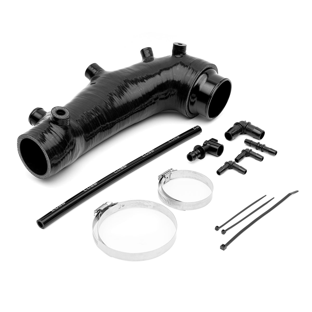 COBB NexGen Stage 2+ Flex Fuel Power Package For 2008-14 Subaru STI - Blue - Silicone Turbo Inlet