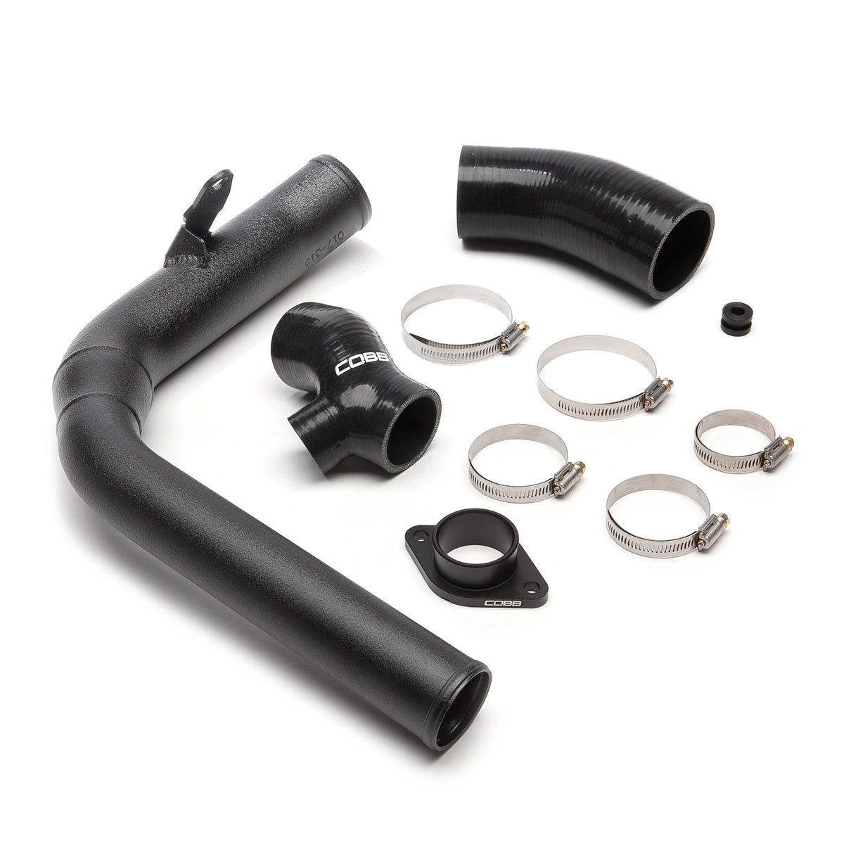 COBB NexGen Stage 2 + CAN Flex Fuel Redline Carbon Fiber Power Package For 2015-17 Subaru WRX - Black - Charge Pipe Kit