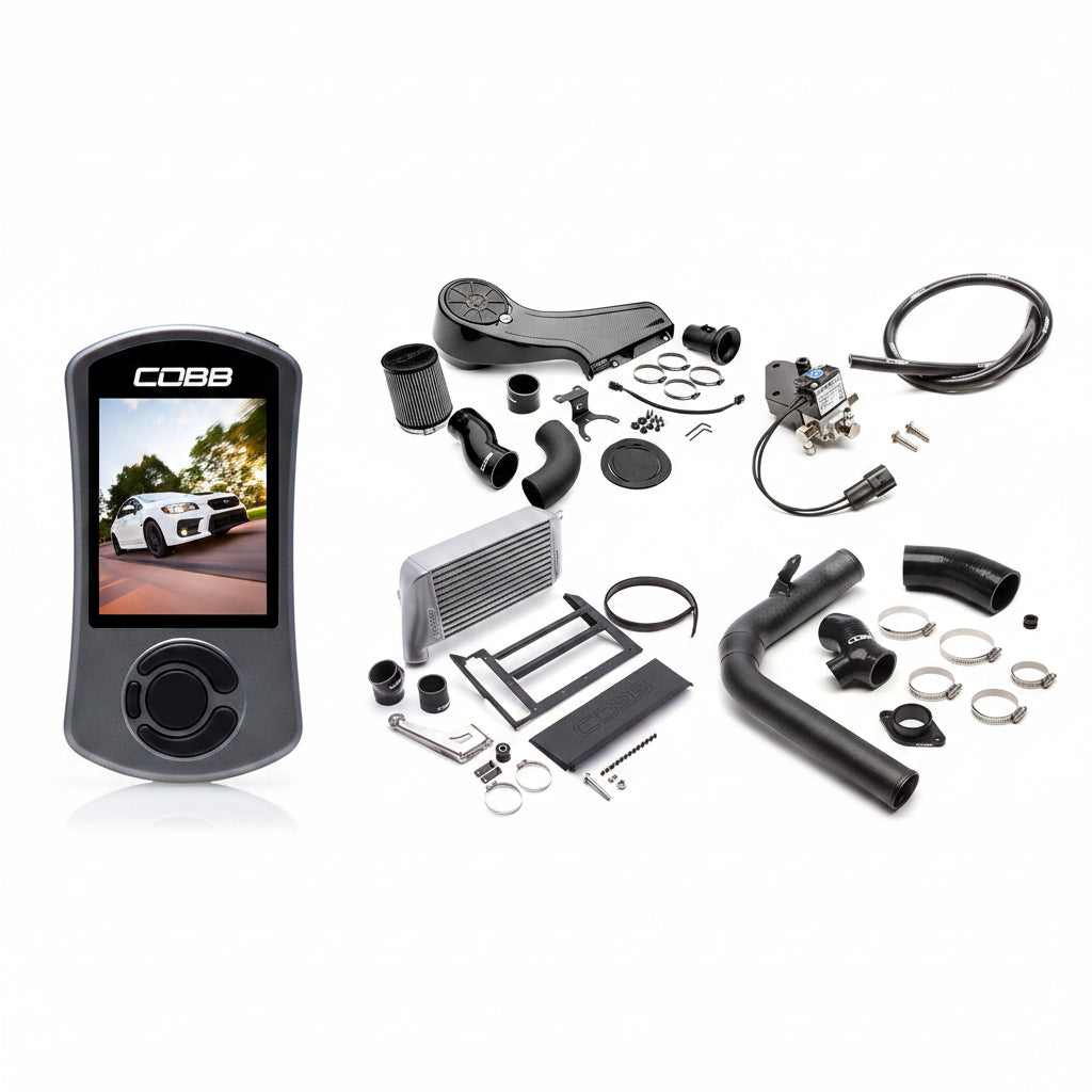 COBB NexGen Stage 2 Redline Carbon Fiber Power Package For 2015-21 Subaru WRX - Silver