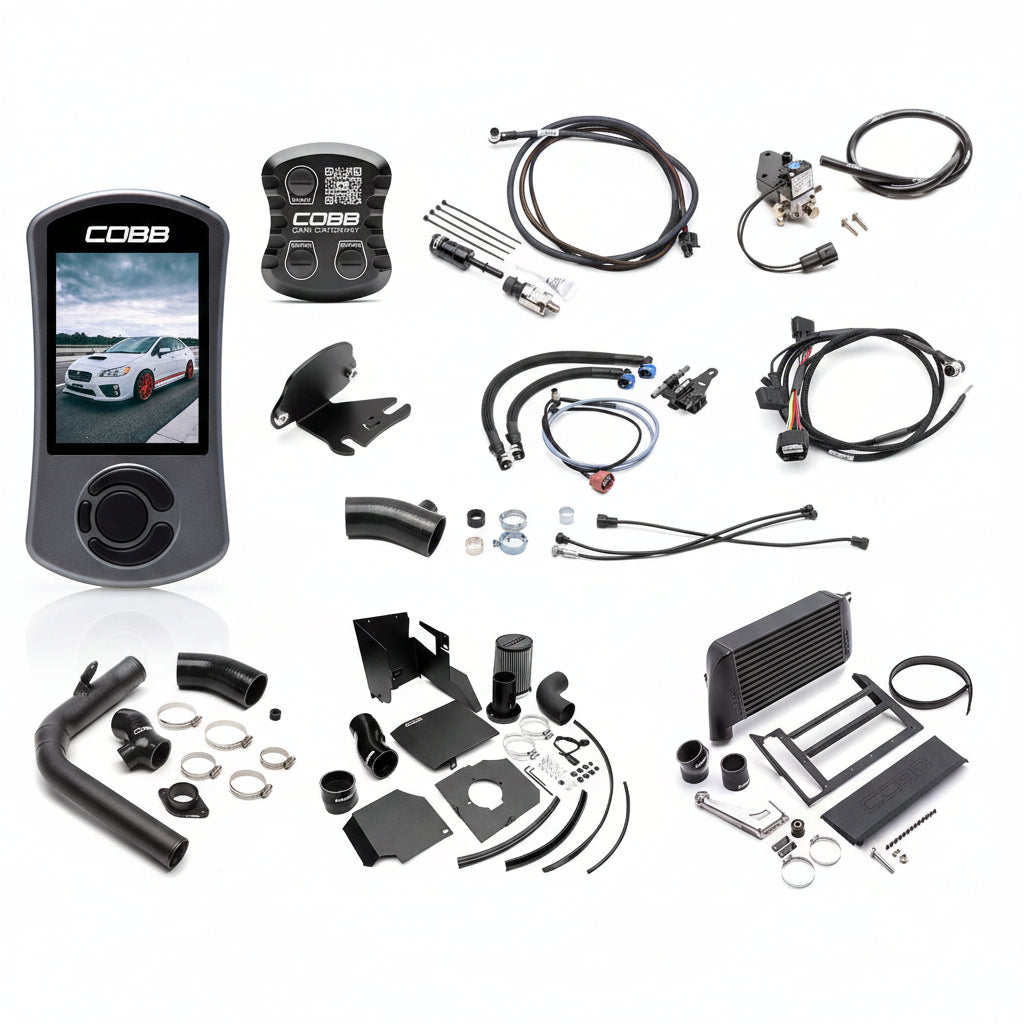 COBB NexGen Stage 2 + CAN Flex Fuel Power Package (SF Intake) For 2015-17 Subaru WRX - Black