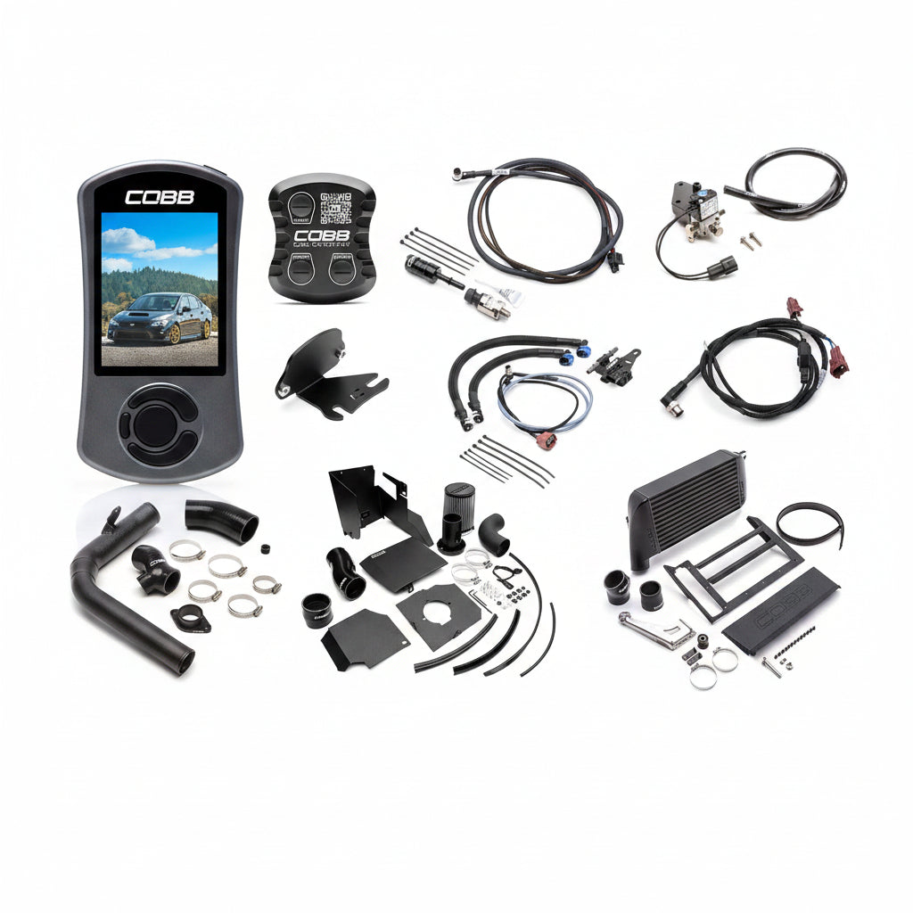 COBB NexGen Stage 2 + CAN Flex Fuel Power Package (SF Intake) For 2018-21 Subaru WRX - Black