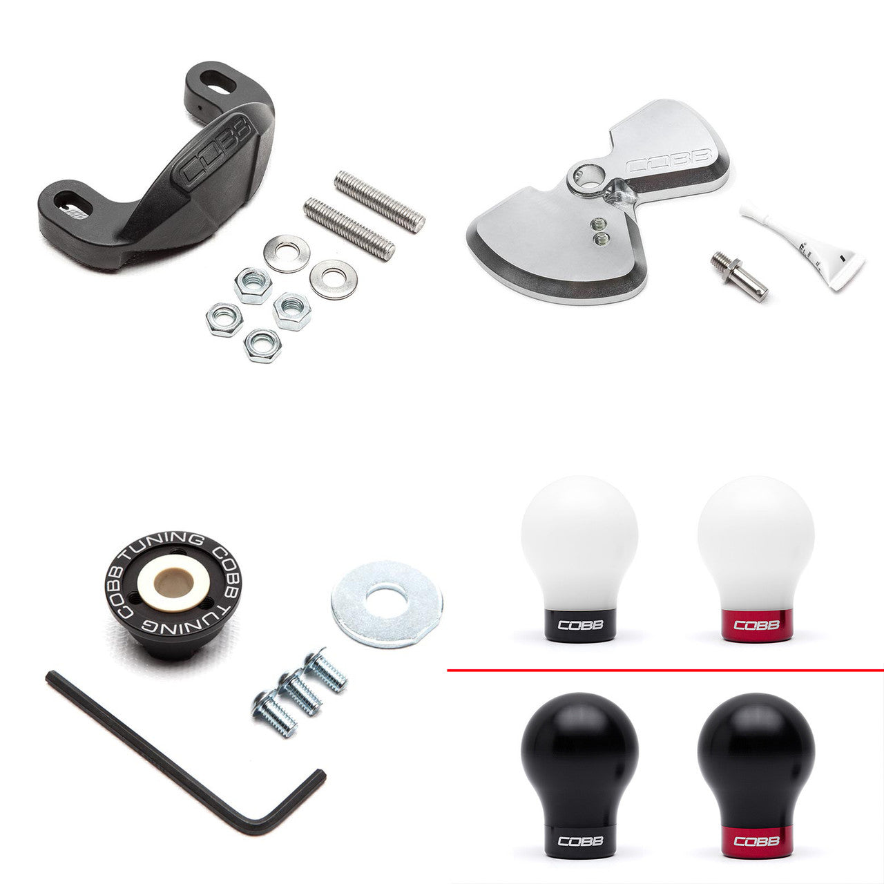 COBB Stage 1+ Drivetrain Package w/ Weighted COBB Knob For 2015+ Subaru WRX - Black