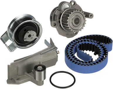 Gates Subaru 06-07 WRX & 04-10 STI & 05-09 LGT Perf Racing Timing Belt Component Kit w/ Water Pump - TCKWP328RB