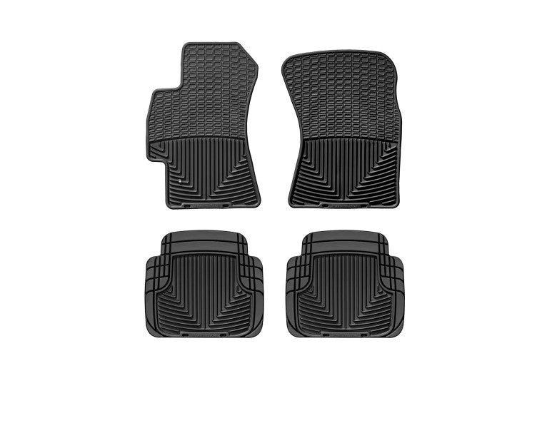 WeatherTech Front & Rear Rubber Mats For 2005-06 Saab 9-2X - Black