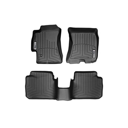 COBB Front and Rear FloorLiner by WeatherTech - Black For 2005-09 Subaru Legacy GT/OBXT