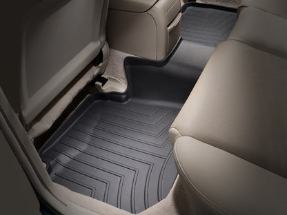 COBB Front and Rear FloorLiner by WeatherTech - Black For 2005-09 Subaru Legacy GT/OBXT - Rear Installed