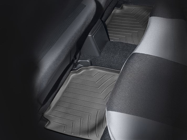 COBB Front and Rear FloorLiner by WeatherTech - Black For 2002-07 Subaru WRX, 04-07 STI - Rear Installed