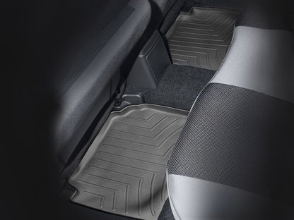 COBB Front and Rear FloorLiner by WeatherTech - Black For 2002-07 Subaru WRX, 04-07 STI - Rear Installed