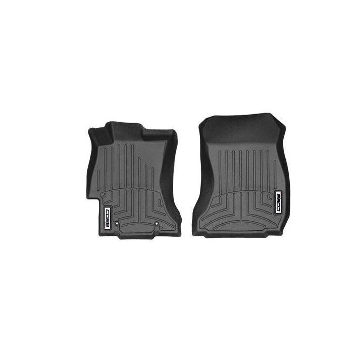 COBB Front FloorLiner by WeatherTech - Black For 2015-21 Subaru WRX/STI