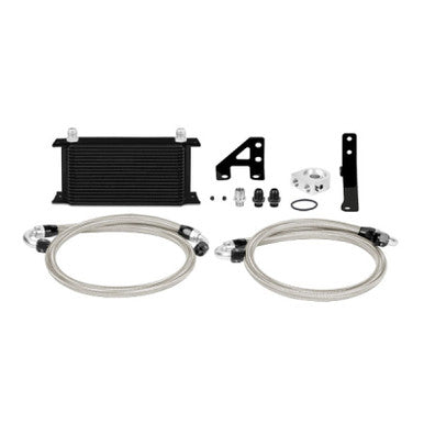 Mishimoto Non-Thermostatic Oil Cooler Kit For 2015-21 Subaru WRX STI - Black - MMOC-STI-15BK
