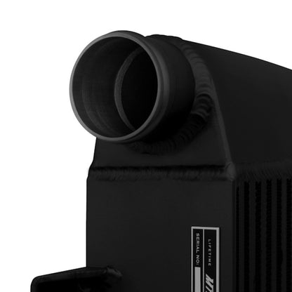 Mishimoto Subaru 02-07 WRX/04-07 STi Top-Mount Intercooler Kit - Powder Coated Black & Black Hoses - MMTMIC-WRX-01BKBK - Close-up 3