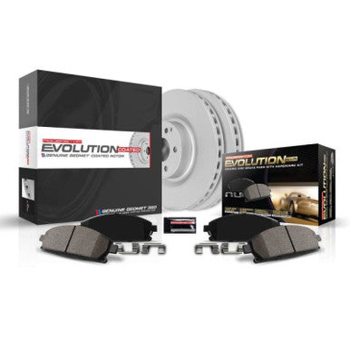 Power Stop Z17 Evolution Geomet Coated Front Brake Kit For 2017-22 Subaru Impreza, 18-23 Crosstrek - CRK7892