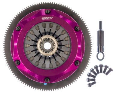 Exedy 2004-2014 Subaru Impreza WRX STI H4 Hyper Triple Cerametallic Clutch Rigid Disc Pull Type - FM023SB