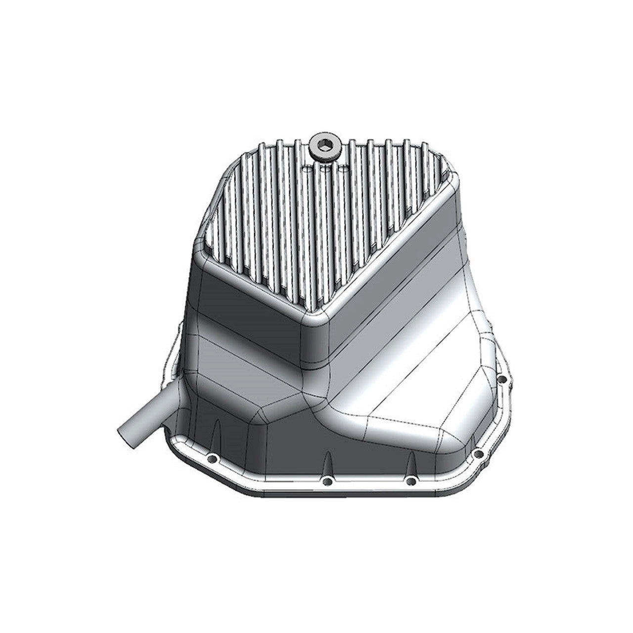 IAG Performance EJ Street Series Subaru Oil Pan CAD Illustration of lower Cooling Fins