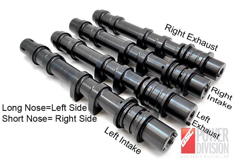 GSC S2 Billet Camshaft Set for 2004-07 Subaru STI and 2006-14 WRX with Intake AVCS