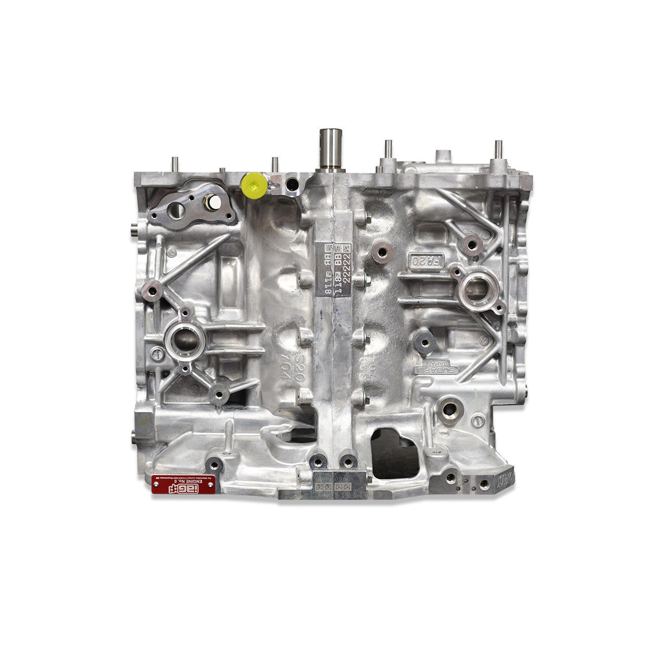 IAG 800 10.5:1 Compression Ratio FA20 Subaru BRZ Closed Deck Short Block - Optional Upper Oil Plug Seal Location