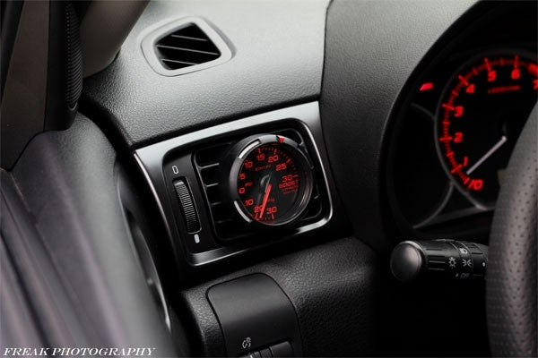 SOLiD Modifications Gauge Vent Pod for 2008-14 Subaru WRX / STI - Installed