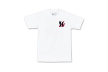 Hoonigan ICON Kill All Tires SS Tee - White / Red White Blue - Front